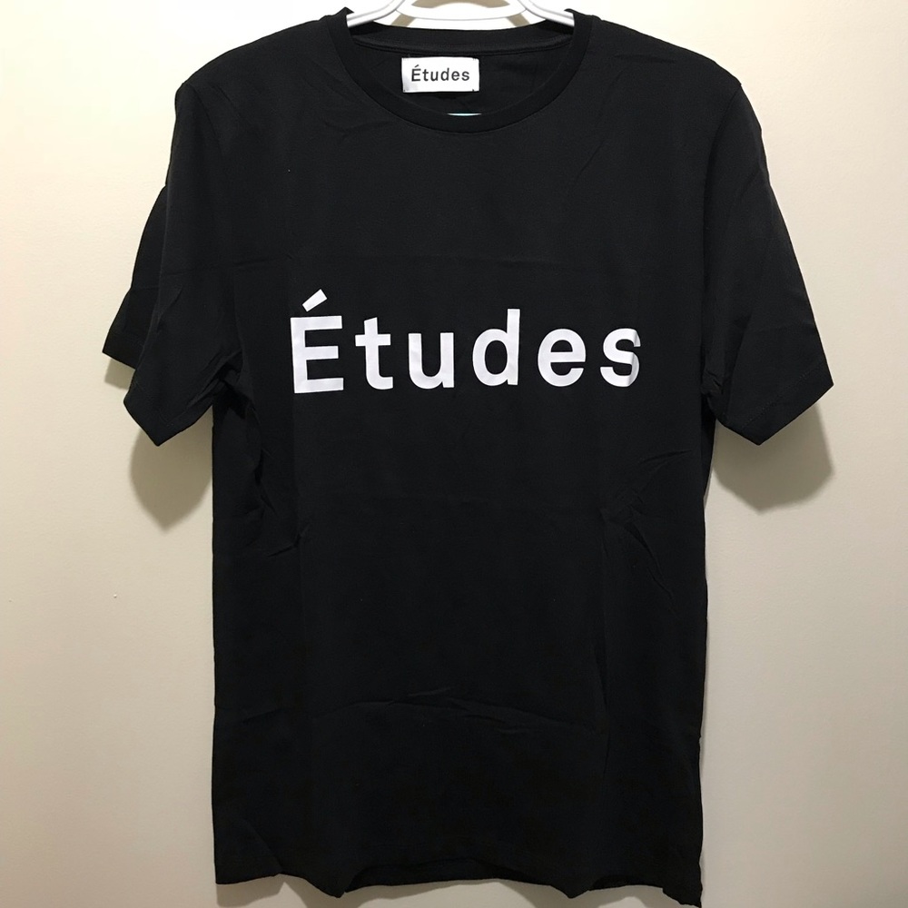Etudes Studio Black Short Sleeve Tee